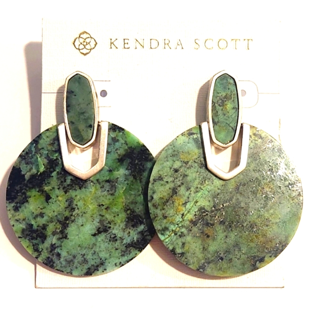 Kendra Scott Didi African Turquoise Statement Earrings